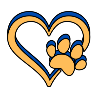tiger paw heart